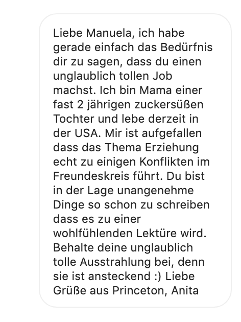Feedback Anita - Generell
